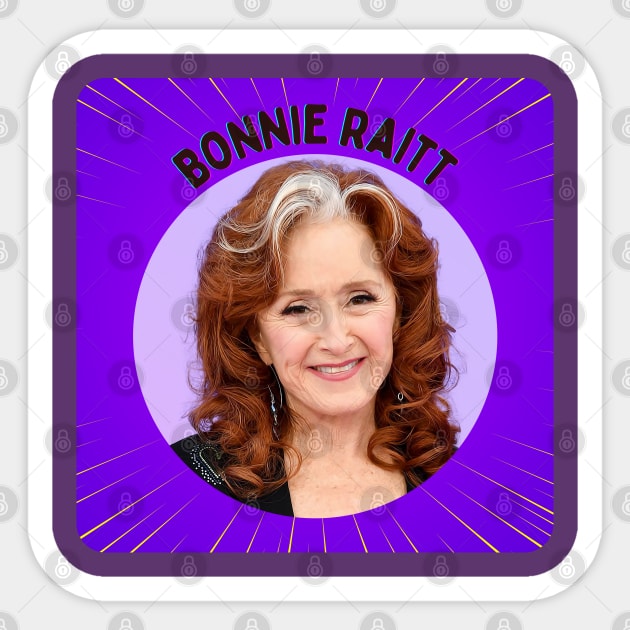 Bonnie Raitt Portrait Session Sticker by akastardust